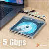Reagle Lettore Masterizzatore Esterno CD DVD ±RW USB 3.2 Anteprima dell’immagine prodotto 6