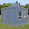 TOOLPORT 3x3m Stahl Faltpavillon, inkl. 4 Seitenteile, Produktbild-Vorschau 1