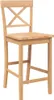 A single wooden bar stool is shown against a white background. Anteprima dell’immagine prodotto