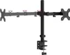 vidaXL Support de table pour 2 écrans Noir Acier VESA Voir les images du produit 9