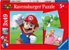 Ravensburger Kinderpuzzle Super Mario (3x49 Teile Puzzle Produktbild-Vorschau 1