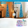 Albero di Natale artificiale, decorativo, illuminato a LED, Anteprima dell’immagine prodotto 4