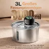 3-litrowa automatyczna fontanna dla kotów ze stali Podgląd zdjęcia produktu 3