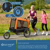 KESSER® Hundeanhänger Boxer 3-in-1 Hundebuggy & Jogger Produktbild-Vorschau 6