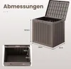 GOPLUS Gartenbox 106 L, Auflagenbox wasserdicht mit Produktbild-Vorschau 7