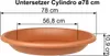 MePla - Untersetzer Cylindro ø 78 terra Produktbild-Vorschau 2