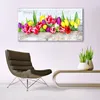 Glasbilder 140x70 Wandbild Druck auf Glas Tulpen Pflanzen Produktbild-Vorschau 3
