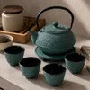 Tetera de hierro fundido para té con filtro, tazas y Vista previa de la imagen del producto 12