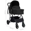 vidaXL 2-in-1 Kinderwagen Anthrazit und Schwarz Stahl Produktbild-Vorschau 19