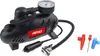 A black 12V car tire inflator with a pressure gauge and accessories, shown on a white background. Náhľad obrázku produktu