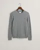 Gant pullover girocollo grigio monocolore 100% cotone a Anteprima dell’immagine prodotto 10