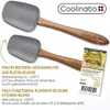 Coolinato 2tlg Set Kochlöffel Akazienholz mit Silikon Produktbild-Vorschau 6