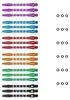 kwmobile Dart Shafts Set mit Gummi Ring - aus Aluminium - Produktbild-Vorschau 6