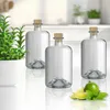 3 Glasflaschen 1000 ml leer zum selbst Befüllen mit Korken Produktbild-Vorschau 2