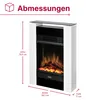 Gisella Elektrokamin mit Heizung, LED Flammeneffekt, inkl. Produktbild-Vorschau 7