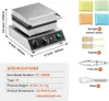 Kommerzielles Waffeleisen - Waffel Maker Maschine 1750W - 4 Produktbild-Vorschau 7