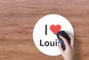 MuchoWow® Mauspad Mousepad Ich liebe - Louise - Mädchen Produktbild-Vorschau 3