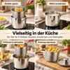 Multifunctional Stainless Steel Fryer,Deep Fry Pot with Produktbild-Vorschau 5