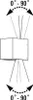 Konstsmide Cremona High Power LED Wandleuchte - grau Produktbild-Vorschau 8