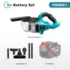 A collage showing a cordless vacuum cleaner, its accessories, and a battery with a red cross over it, indicating it's not included. Produktbild-Vorschau
