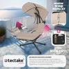 TecTake 404603, Černá, Béžová, Polyester, Ocel, 100 kg, Náhled obrázku produktu 6