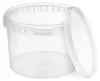 BenBow vedro s vekom 0,5 l x100 Transparentné - bezpečné Náhľad obrázku produktu 2