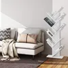 EUGAD Bücherregal Standregal Mit 9 Ebenen, Weiß, 40x127x20 Produktbild-Vorschau 2