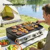 Outsunny Gasgrill 7,5 KW Tischgrill mit 3 Brenner Grillrost Produktbild-Vorschau 8