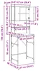 vidaXL Waschmaschinen-Schrank Artisan-Eiche 68 x 48,5 x 194 Produktbild-Vorschau 7