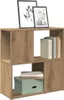 vidaXL Artisan dubová knihovna 60x24x63 cm materiál na bázi Náhled obrázku produktu 2