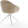 DELIFE Esszimmerstuhl Gaio-Flex Mikrofaser Beige Vintage Produktbild-Vorschau 5