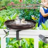 Metall Vogeltränke Schale Mit Klemme Wetterfest 30,5×5 cm Produktbild-Vorschau 5