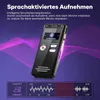 Digitales Diktiergerät 64GB,Tragbarer Audiorekorder mit Produktbild-Vorschau 3