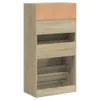 vidaXL Schuhschrank Sonoma-Eiche 60x34x116 cm Holzwerkstoff Produktbild-Vorschau 6