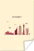 MuchoWow® Poster Sydney - Skyline - Australien 40x60 cm - Produktbild-Vorschau 1