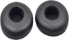 Two black ear pads are shown against a white background. Voir les images du produit
