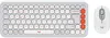 Logitech Tastatur-Maus-Set POP Icon Combo Off-white - Maus Produktbild-Vorschau 2