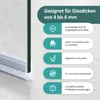 A close-up of a shower seal with marketing text and icons highlighting its features. Anteprima dell’immagine prodotto