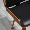 HOMCOM Jídelní židle, sada 2 ks, kuchyňská židle s opěrkou, Náhled obrázku produktu 8