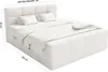 FEDVE Boxspringbett ALZEA aus Chenille-Stoff 160x200 cm, Produktbild-Vorschau 7