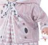 Puppe Alina Mädchen 45 cm mit Haare Schlafaugen & Schnuller Puppenkleidung Spielzeug Geschenk Produktbild-Vorschau
