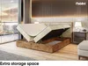 MEBLINI Boxspringbett mit Bettkasten - Gepolstert Produktbild-Vorschau 5
