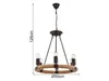 Globo Lighting|Hängeleuchte Metall schwarz, 6x E27 Produktbild-Vorschau 2