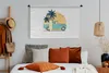 MuchoWow® Wandteppich Wandbehang Auto - Surfen - Palme - Produktbild-Vorschau 4