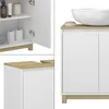 Toaletní skříňka pro umyvadlo Vicco Livia Bílá 60 x 60 cm Náhled obrázku produktu 5