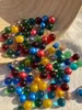 170 Stück Glasmurmeln 16 mm – Bunter Murmel Mix – Glas Produktbild-Vorschau 4
