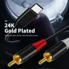 USB C auf Cinch Audio Kabel Type C auf 2RCA Stereo Produktbild-Vorschau 5