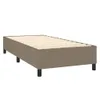 CLORIS Boxspringbett Polsterbett mit Matratze Taupe 90x190 Produktbild-Vorschau 3