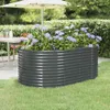 vidaXL Zvýšené lůžko Pozinkovaná ocel 175x100x68 cm Náhled obrázku produktu 2