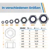 Sicherungsmutter M8 - 50 Stück Selbstsichernde Muttern DIN Produktbild-Vorschau 3
